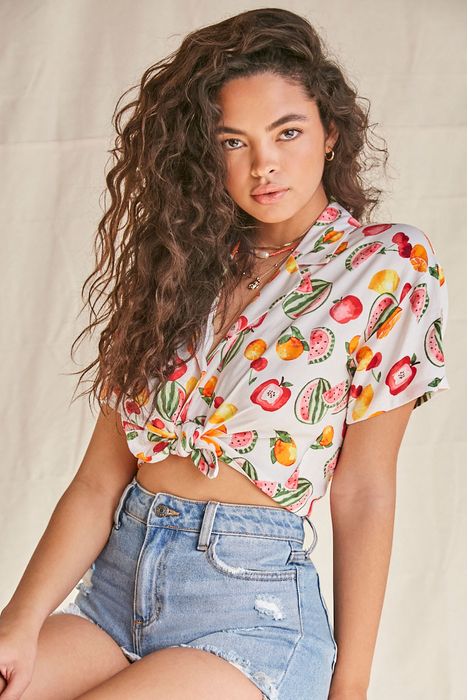 camisa de frutas